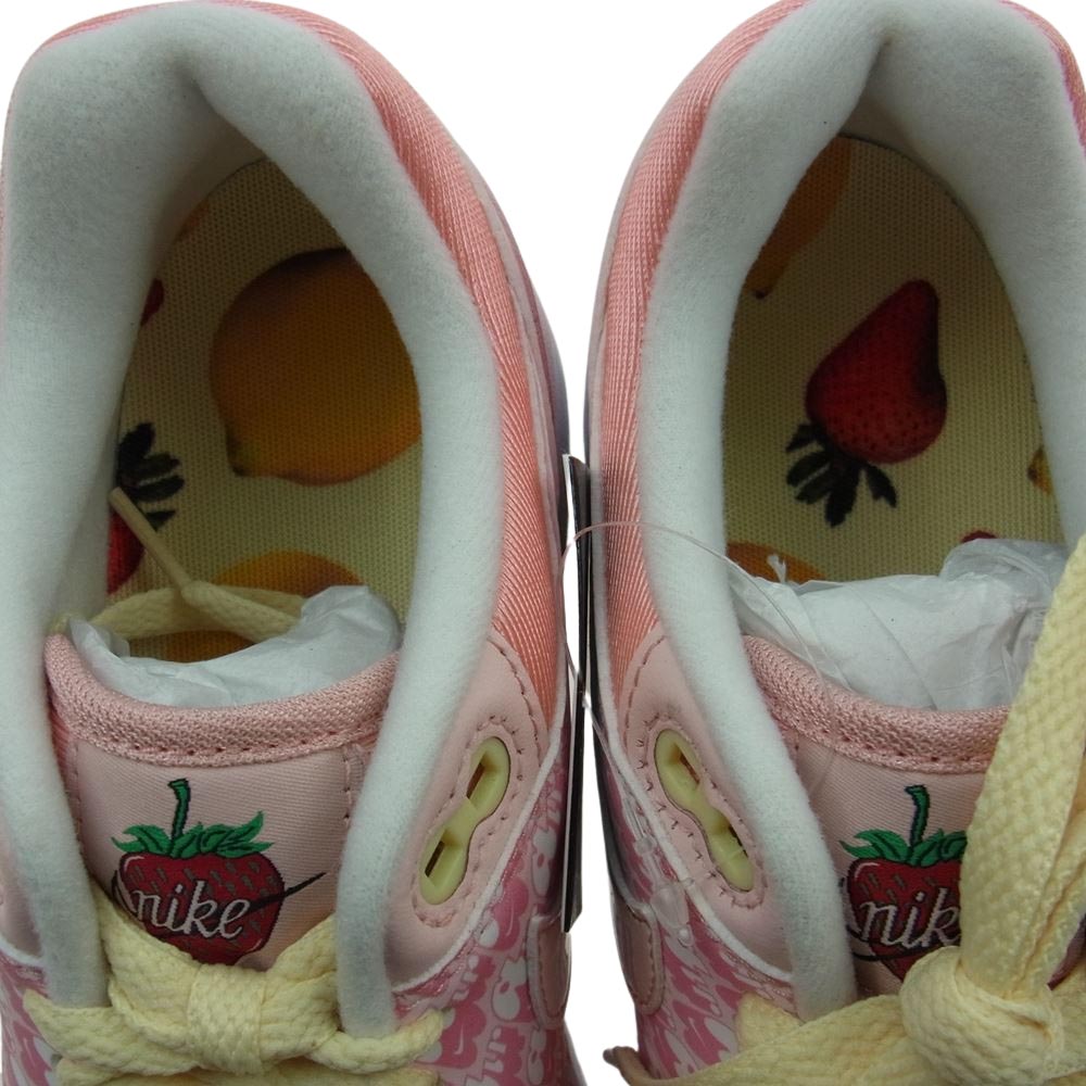 NIKE ナイキ CJ0609-600 AIR MAX 1 PREMIUM エアマックス ロー  ピンク系 24.5cm【新古品】【未使用】【中古】