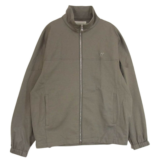 markaware マーカウェア 22AW A22A-12BL01C オーガニックコットン サーキュラー ジャージ トラック ジャケット グレー系 1【美品】【中古】