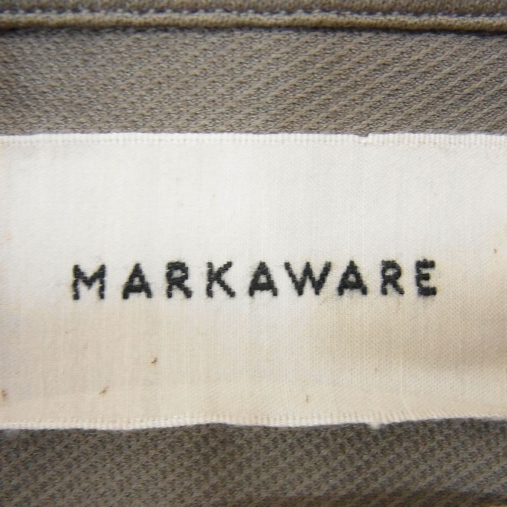 markaware マーカウェア 22AW A22A-12BL01C オーガニックコットン サーキュラー ジャージ トラック ジャケット グレー系 1【美品】【中古】