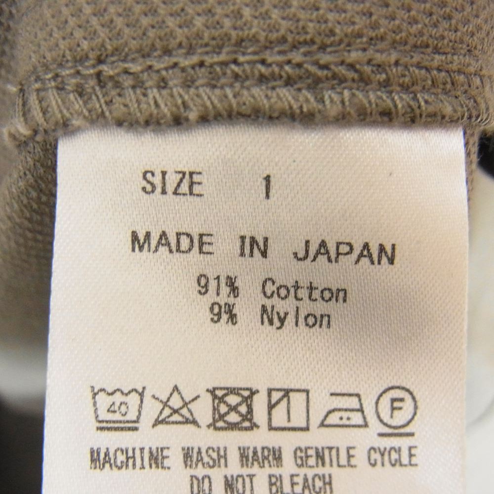 markaware マーカウェア 22AW A22A-12BL01C オーガニックコットン サーキュラー ジャージ トラック ジャケット グレー系 1【美品】【中古】