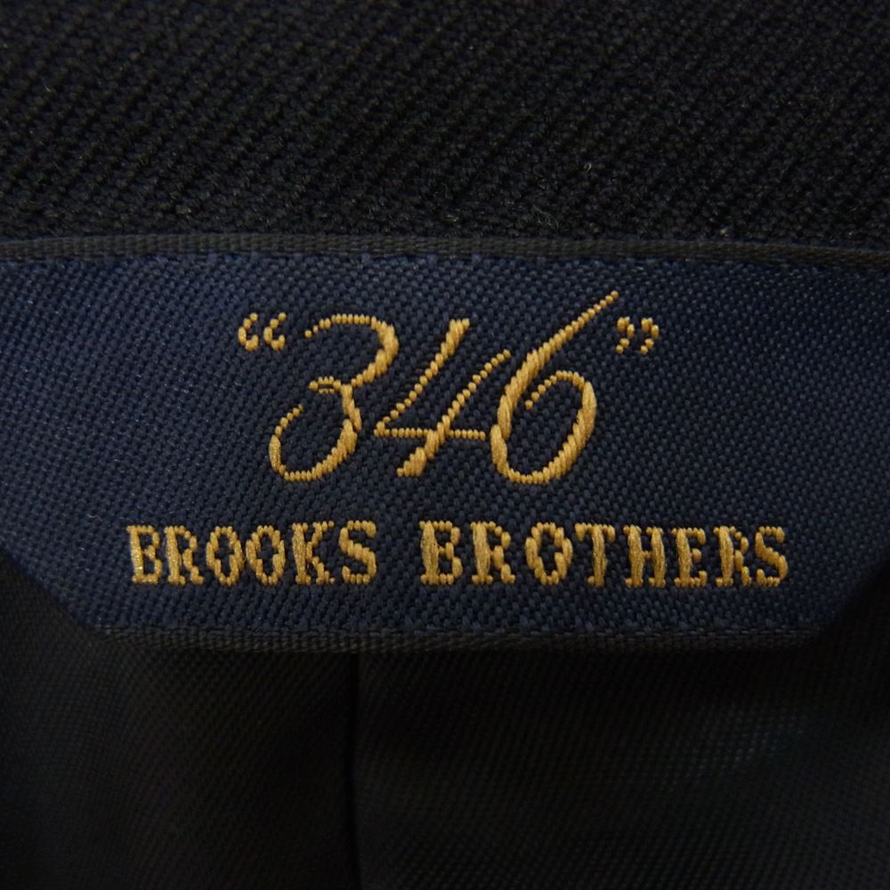 Brooks Brothers ブルックスブラザーズ 19-12-9691 346 金ボタン 紺ブレ ブレザー ウール 2B テーラードジャケット ネイビー系 37SHT【中古】