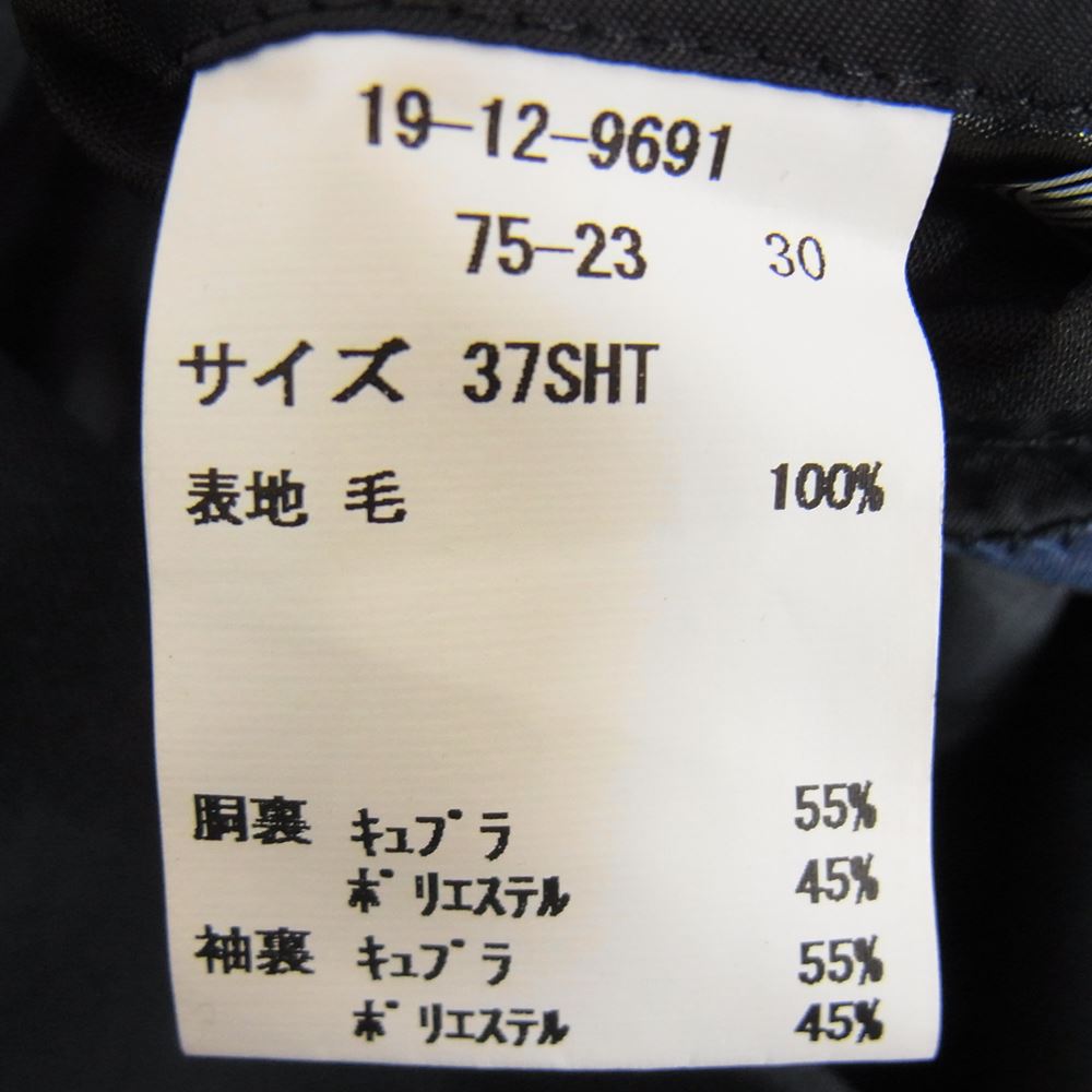 Brooks Brothers ブルックスブラザーズ 19-12-9691 346 金ボタン 紺ブレ ブレザー ウール 2B テーラードジャケット ネイビー系 37SHT【中古】