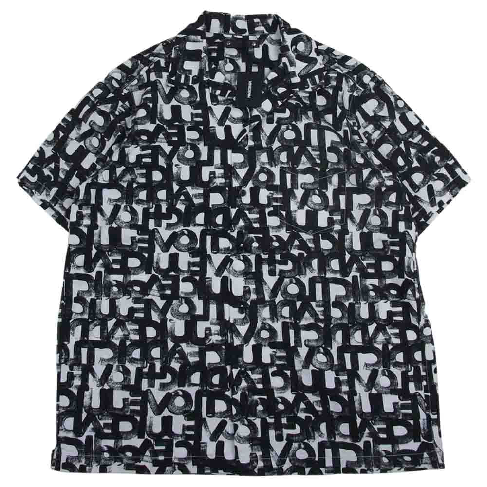 MINEDENIM マインデニム 22SS 2206-5002-07-022 baanai L.J.A Denim Open Collar SH オープンカラー 半袖 シャツ ブラック系 2【新古品】【未使用】【中古】