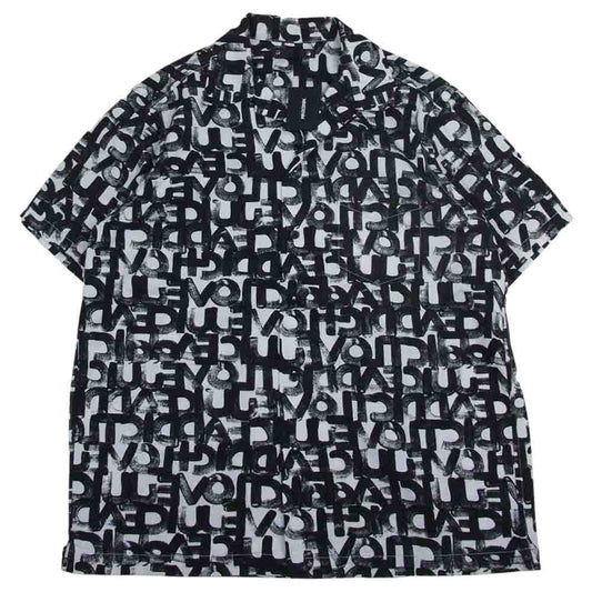 MINEDENIM マインデニム 22SS 2206-5002-07-022 baanai L.J.A Denim Open Collar SH オープンカラー 半袖 シャツ ブラック系 2【新古品】【未使用】【中古】