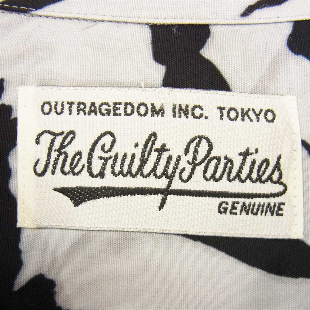 WACKO MARIA ワコマリア 22AW WM-HI33 × TIM LEHI ティムリーハイ HAWAIIAN L/S SHIRT ハワイアン レーヨン アロハ 長袖 シャツ グレー マルチカラー系 S【極上美品】【中古】