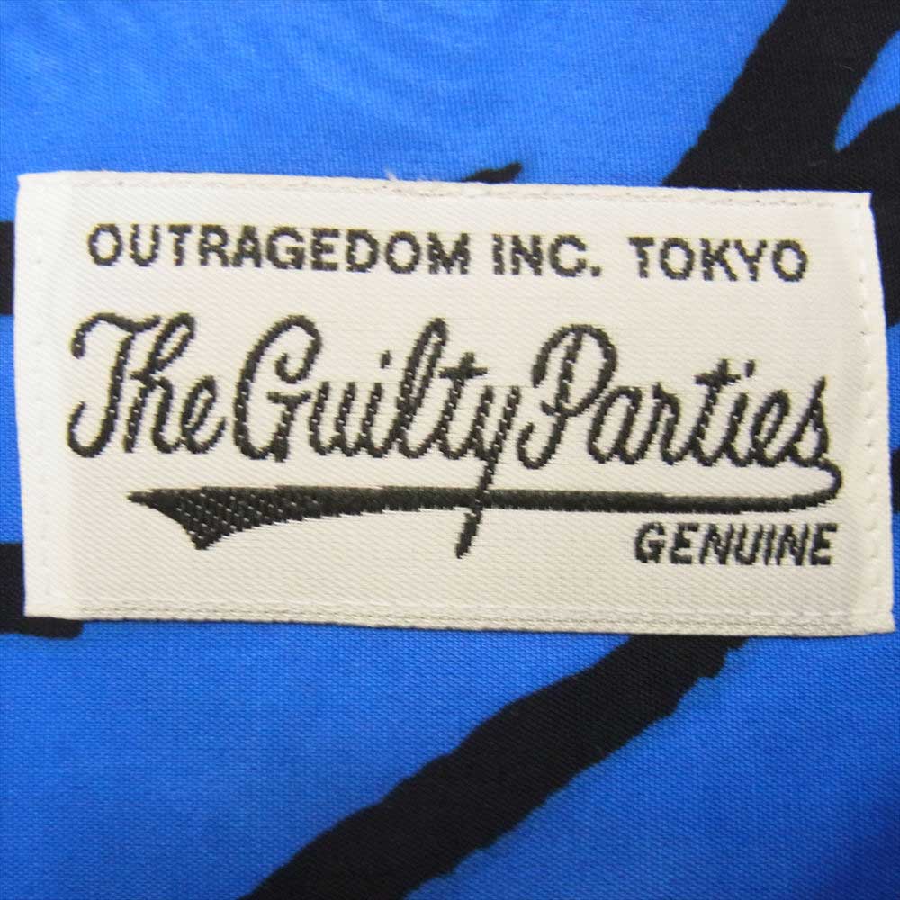 WACKO MARIA ワコマリア 22AW WM-HI32 × TIM LEHI ティムリーハイ HAWAIIAN S/S SHIRT ハワイアン レーヨン アロハ 半袖 シャツ ブルー ブルー系【新古品】【未使用】【中古】