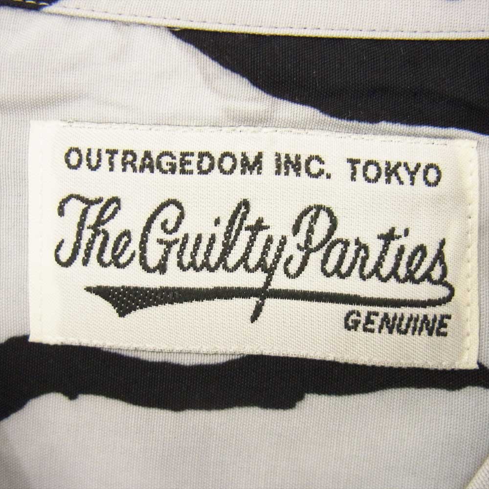 WACKO MARIA ワコマリア 22AW WM-HI32 × TIM LEHI ティムリーハイ HAWAIIAN S/S SHIRT ハワイアン レーヨン アロハ 半袖 シャツ グレー グレー系 S【新古品】【未使用】【中古】