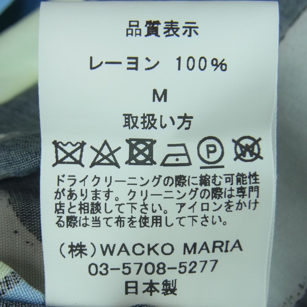 WACKO MARIA ワコマリア 22SS 22SS-WMS-HI02 HAWAIIAN SHIRT S/S TYPE ...