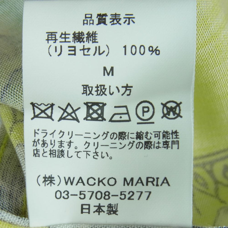 WACKO MARIA × 56 TATTOO STUDIO S/S HAWAIIAN SHIRT (TYPE-1) ワコマリア アロハシャツ 22SS 56TS-WM-HI06【004】