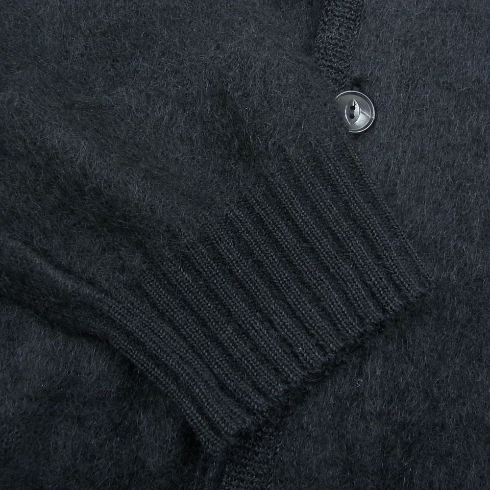 WACKO MARIA ワコマリア BEP-WM-KN01 × BLACK EYE PATCH ブラック アイ パッチ MOHAIR CARDIGAN  モヘア カーディガン ブラック系 L【新古品】【未使用】【中古】