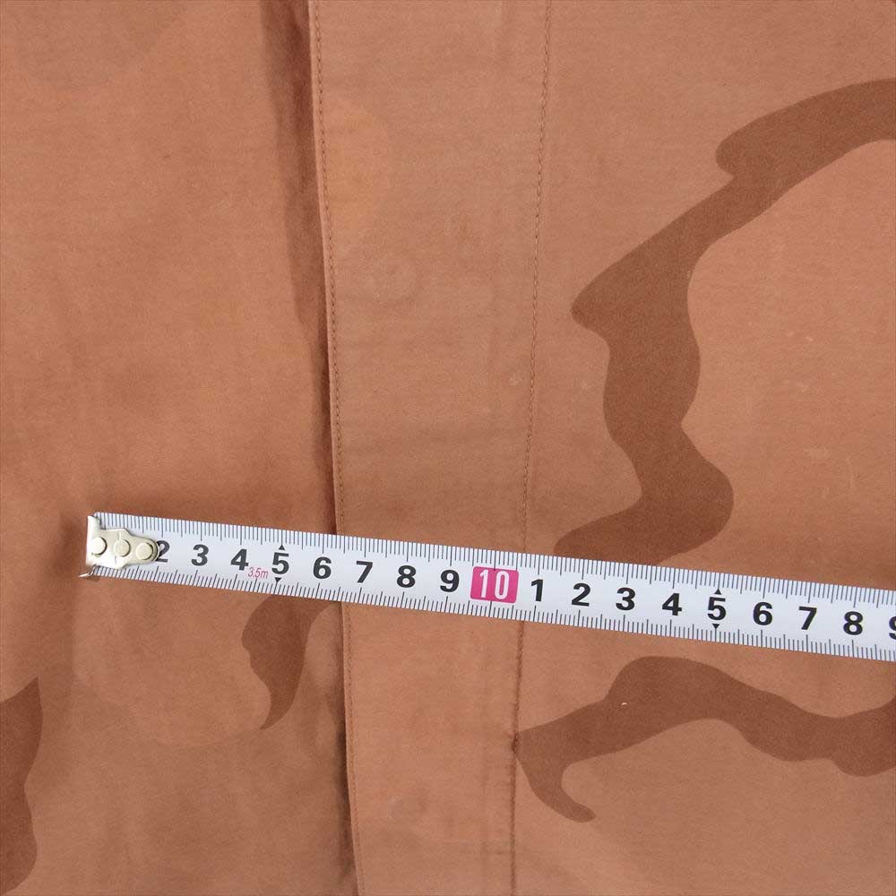 Supreme シュプリーム 19SS  Stone Island Riot Mask Camo Jacket ライオット マスクカモ ジャケット オレンジ系 S【中古】