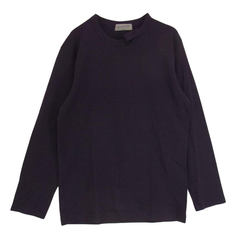 Yohji Yamamoto POUR HOMME ヨウジヤマモトプールオム HC-T07-170 襟 デザイン ニット ネイビー系 2【中古】