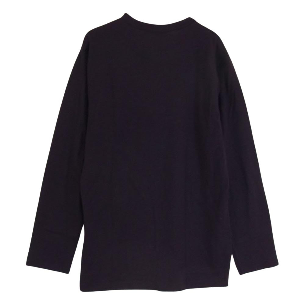 Yohji Yamamoto POUR HOMME ヨウジヤマモトプールオム HC-T07-170 襟 デザイン ニット ネイビー系 2【中古】