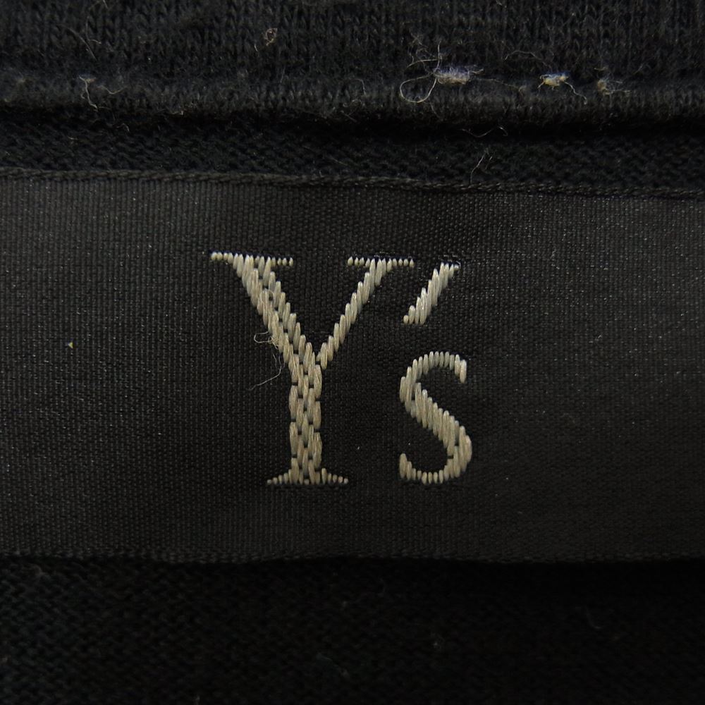 Y's Yohji Yamamoto ワイズ ヨウジヤマモト 09SS MV-T30-065 製品染めコットン 花コード刺繍 カットソー ジャケット ブラック系 2【中古】