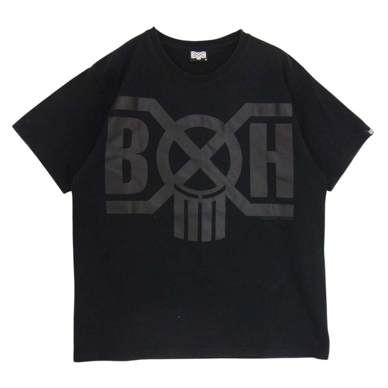 BOUNTY HUNTER バウンティーハンター B×H LOGO S/S TEE ロゴ 半袖 Tシャツ ブラック系 M【中古】