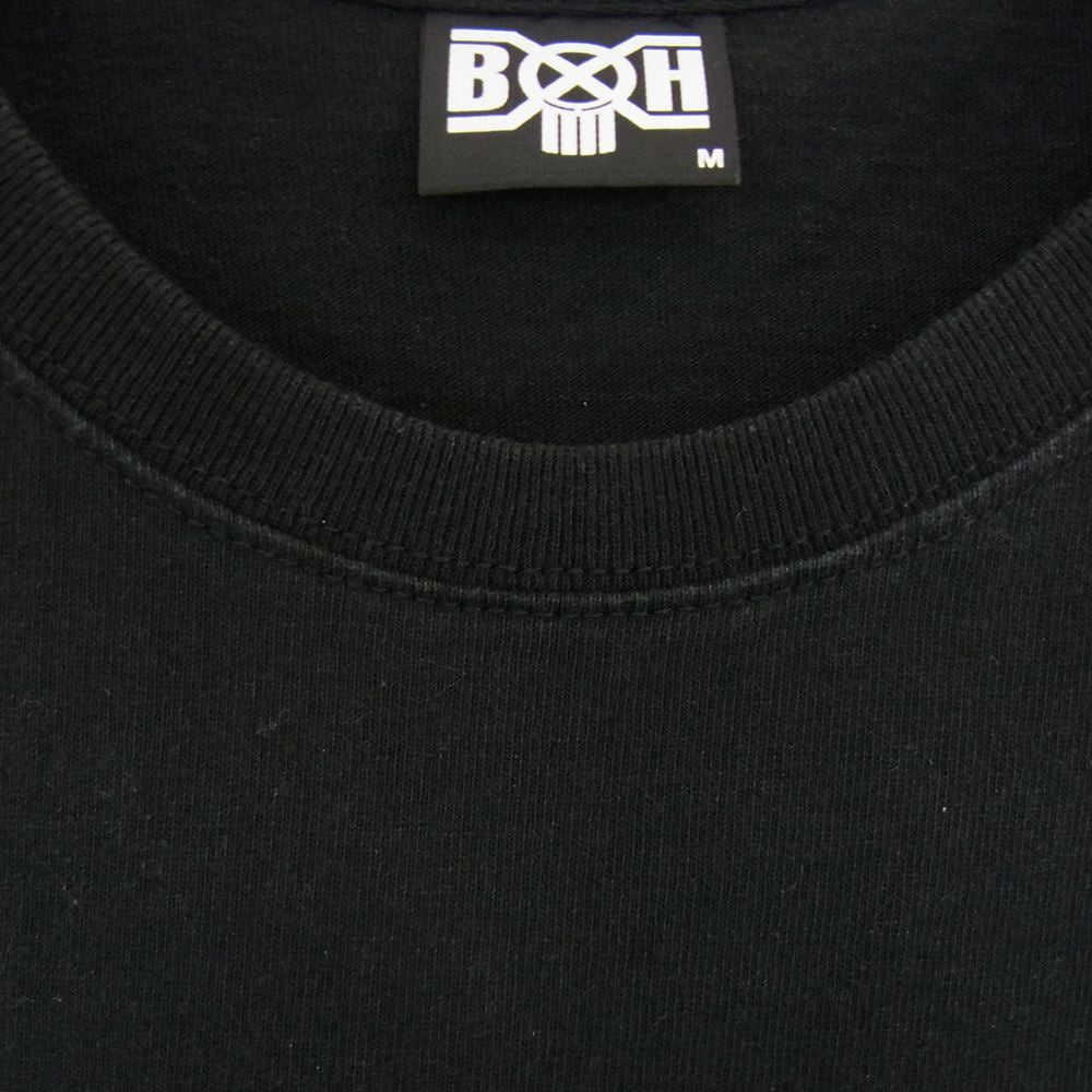 BOUNTY HUNTER バウンティーハンター B×H LOGO S/S TEE ロゴ 半袖 Tシャツ ブラック系 M【中古】
