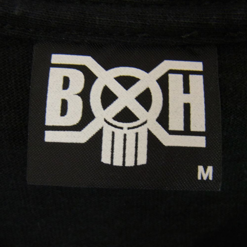 BOUNTY HUNTER バウンティーハンター B×H LOGO S/S TEE ロゴ 半袖 Tシャツ ブラック系 M【中古】