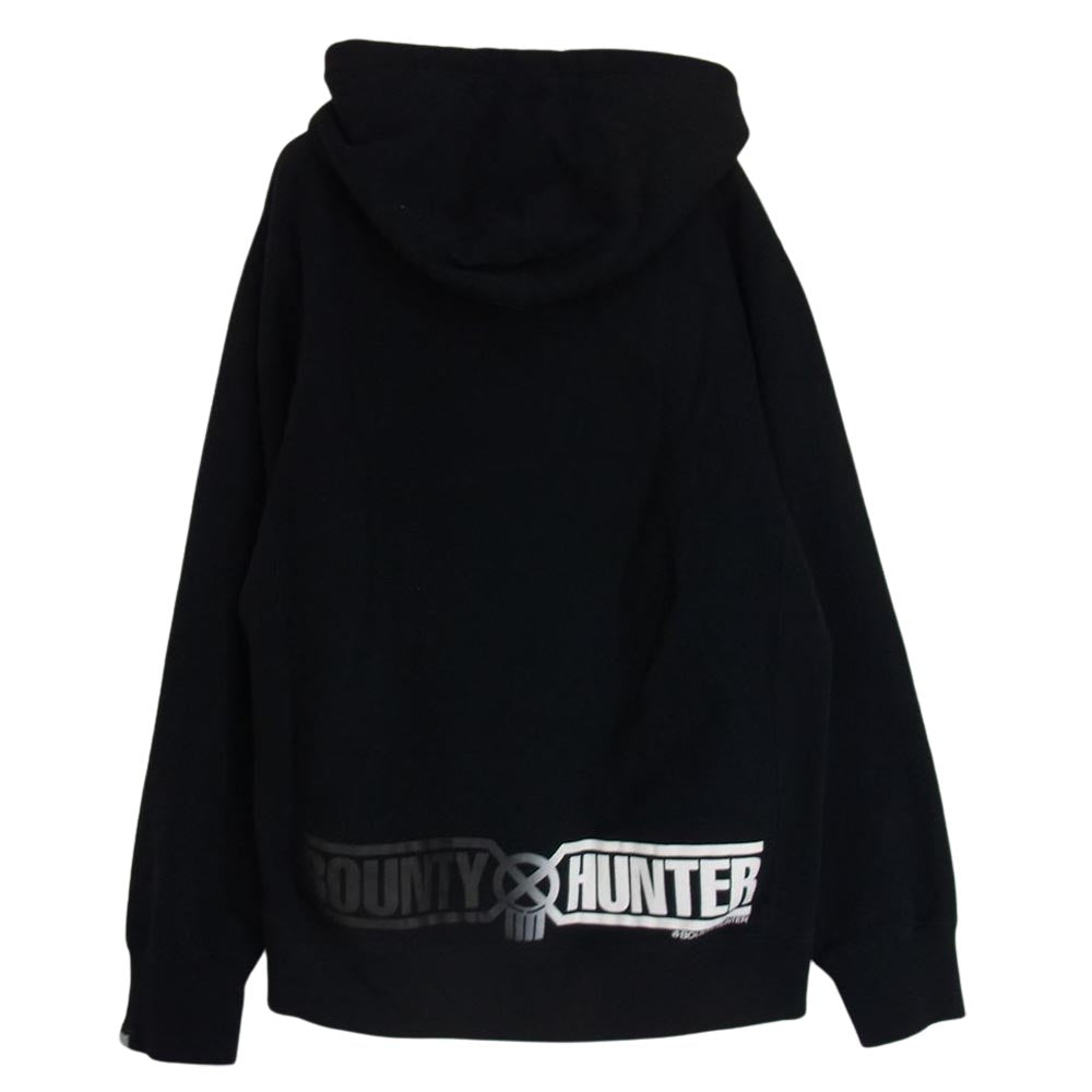 BOUNTY HUNTER バウンティーハンター B×H LOGO PULLOVER ロゴ プルオーバー スウェット パーカー ブラック系 M【中古】