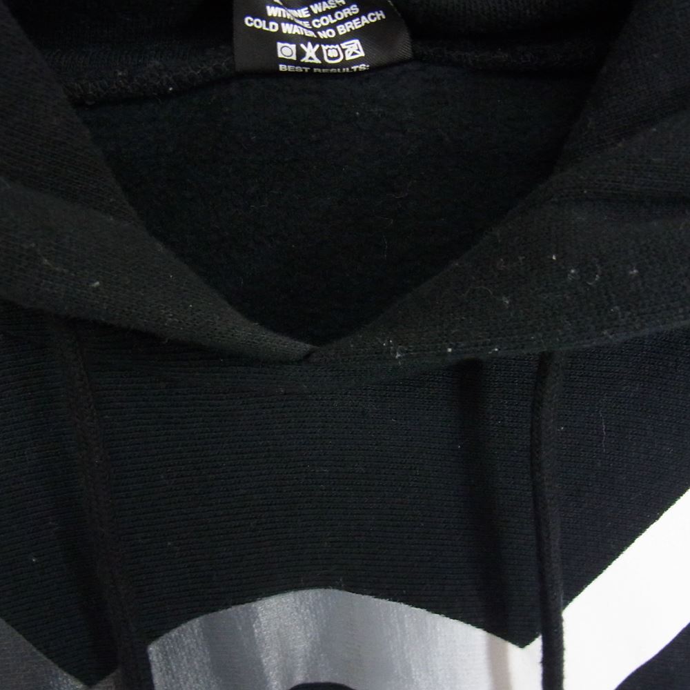BOUNTY HUNTER バウンティーハンター B×H LOGO PULLOVER ロゴ プルオーバー スウェット パーカー ブラック系 M【中古】