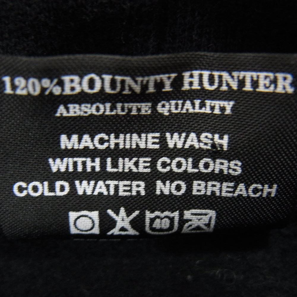 BOUNTY HUNTER バウンティーハンター B×H LOGO PULLOVER ロゴ プルオーバー スウェット パーカー ブラック系 M【中古】