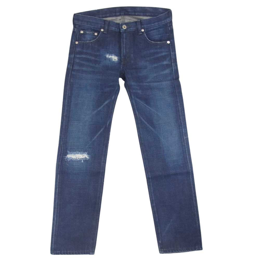 NEIGHBORHOOD ネイバーフッド DCNH-PT-M06 リペア加工 ロゴペイント デニム パンツ 加工キット付 インディゴブルー系 S【中古】