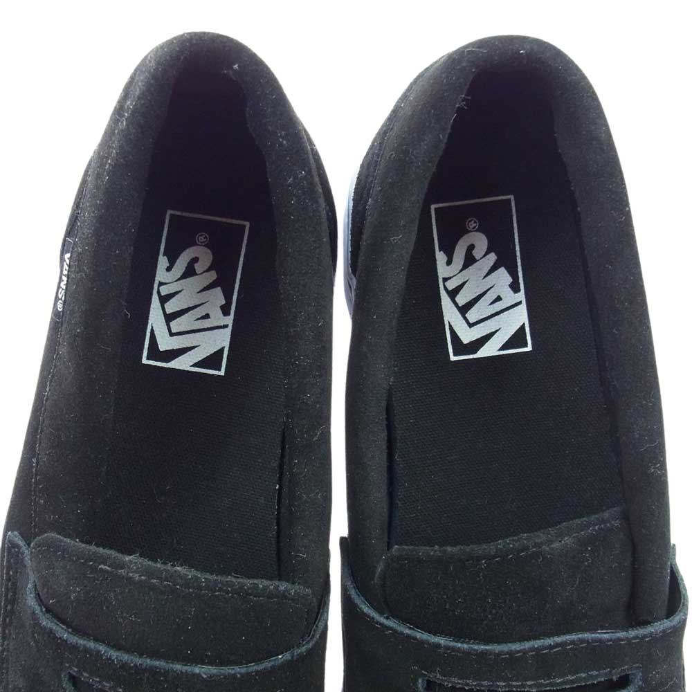 VANS バンズ V196CF  LOAFER ローファー ローカット スニーカー ブラック系 28.5cm【新古品】【未使用】【中古】