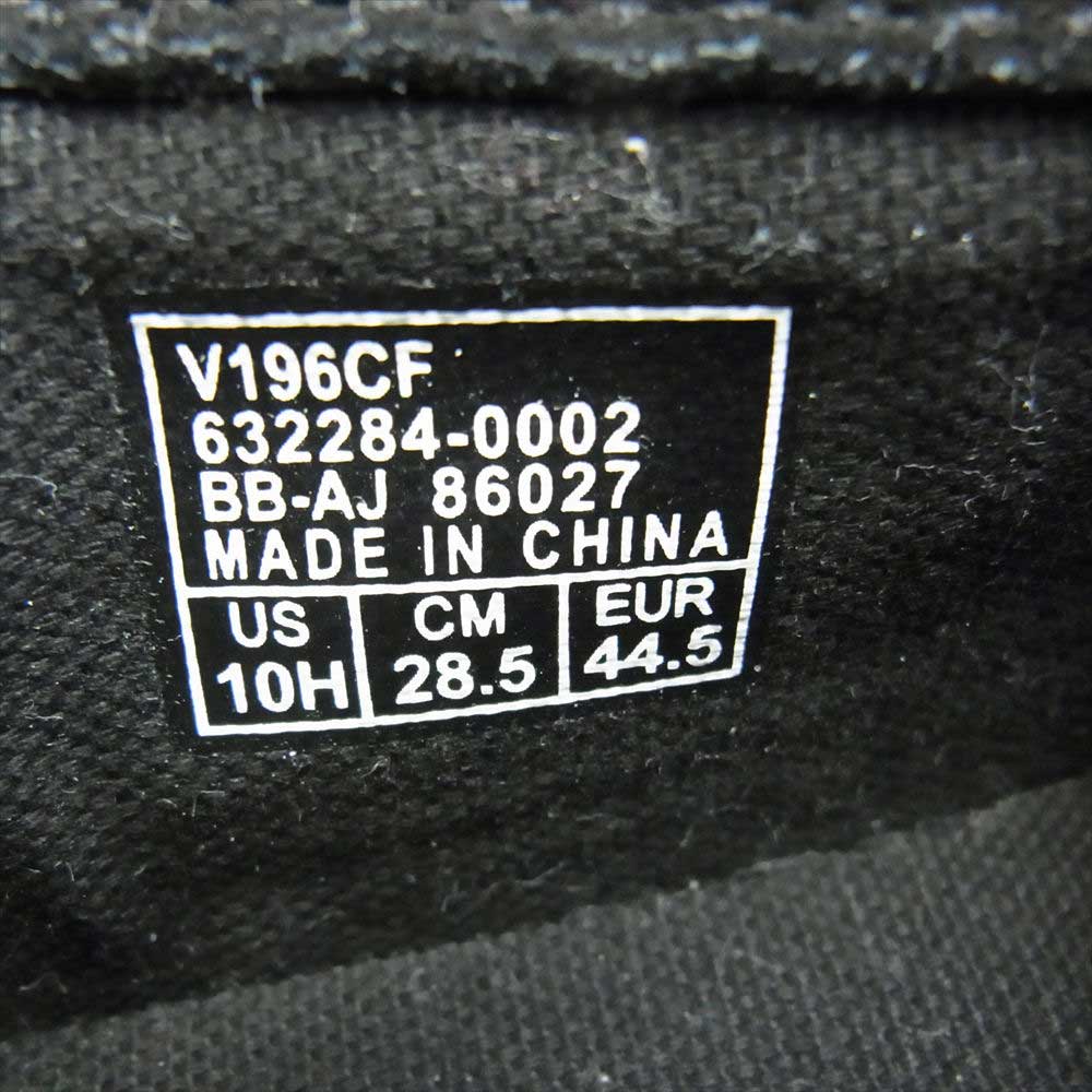 VANS バンズ V196CF  LOAFER ローファー ローカット スニーカー ブラック系 28.5cm【新古品】【未使用】【中古】