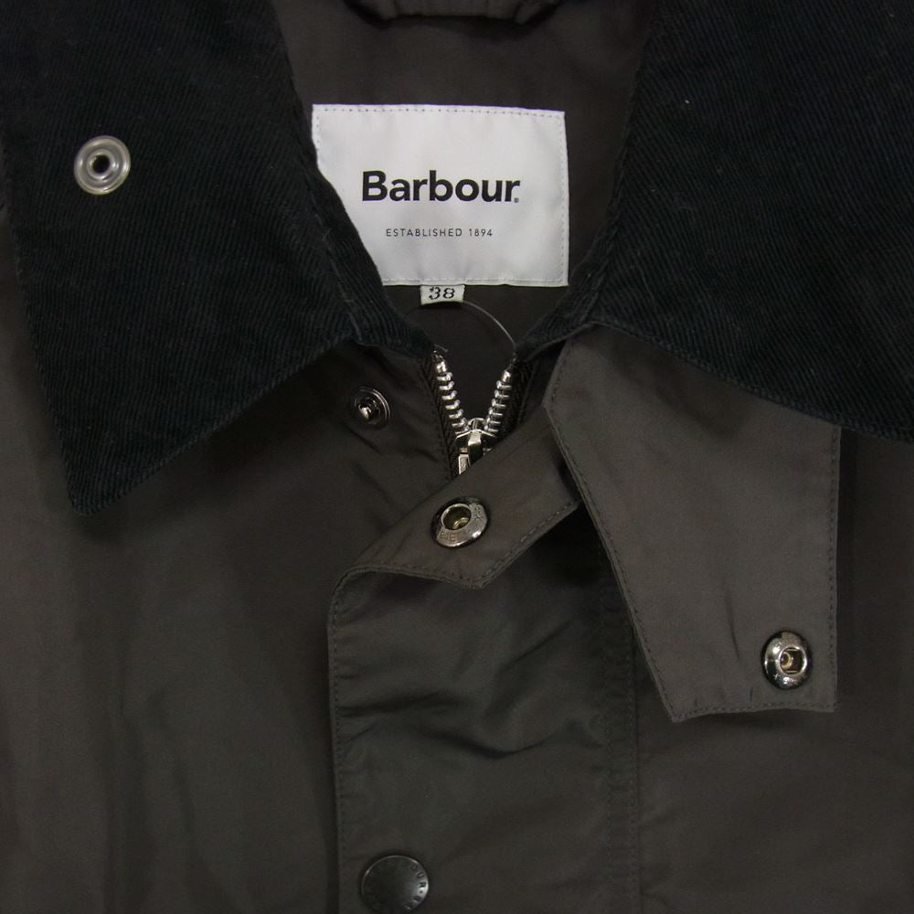 Barbour バブアー TRANSPORT JACKET トランスポート ナイロン ジャケット グレー系 38【中古】