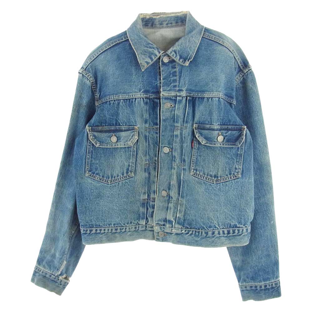 Levi's リーバイス ヴィンテージ オリジナル 507XX 2nd BIG E 裏刻印17 両面タブ デニム ジャケット ライトブルー系【中古】