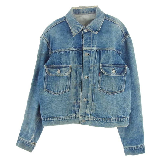 Levi's リーバイス ヴィンテージ オリジナル 507XX 2nd BIG E 裏刻印17 両面タブ デニム ジャケット ライトブルー系【中古】