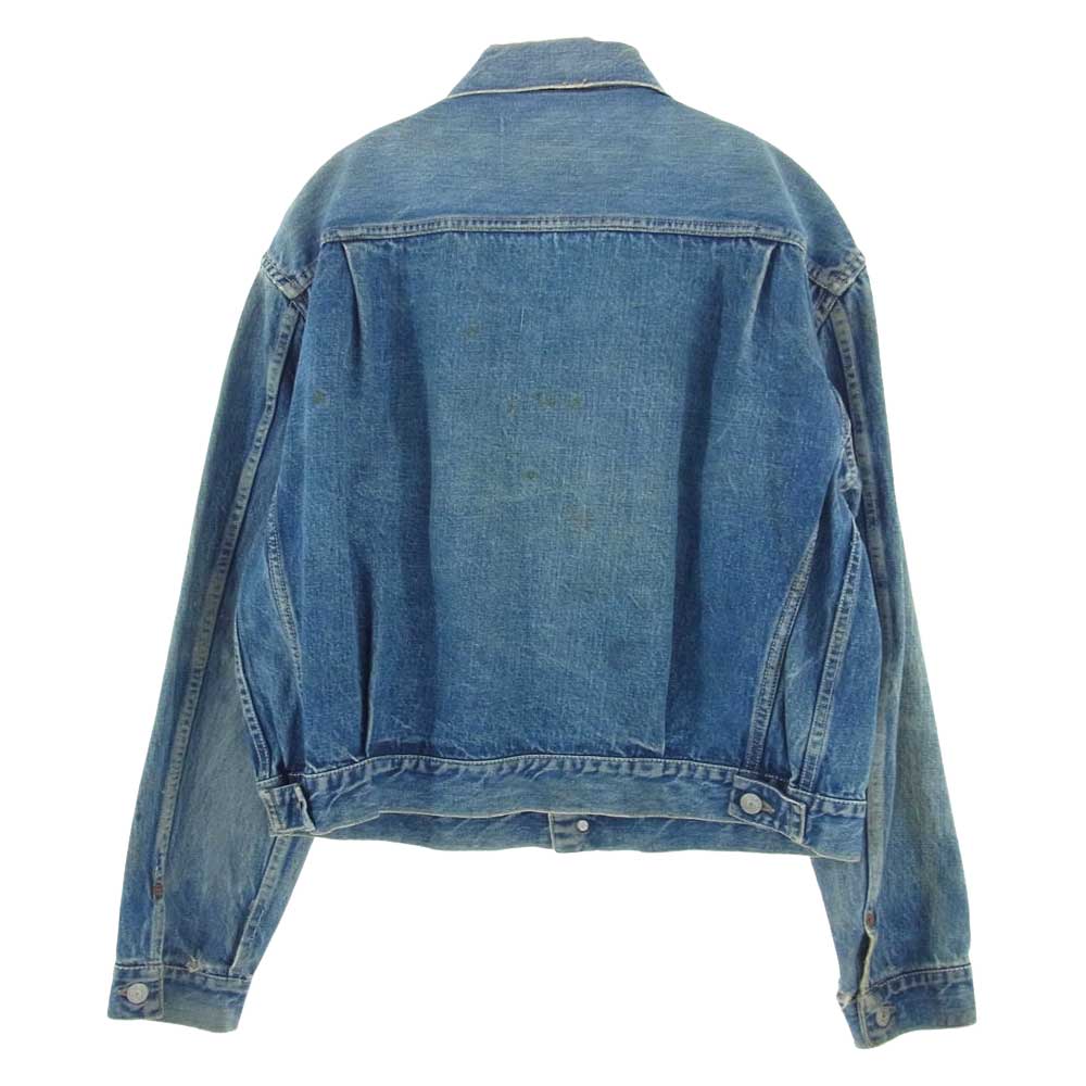 Levi's リーバイス ヴィンテージ オリジナル 507XX 2nd BIG E 裏刻印17 両面タブ デニム ジャケット ライトブルー系【中古】