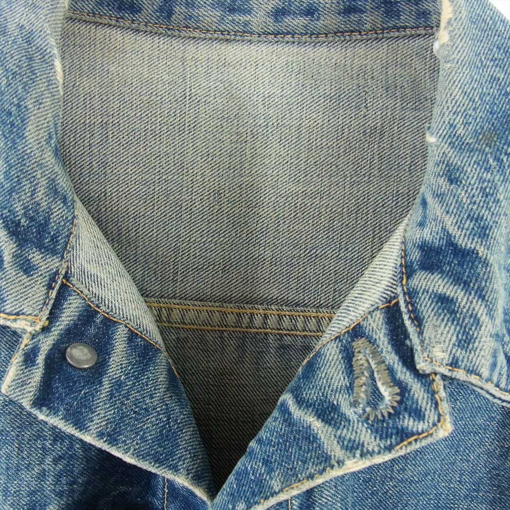 Levi's リーバイス ヴィンテージ オリジナル 507XX 2nd BIG E 裏刻印17 両面タブ デニム ジャケット ライトブルー系【中古】