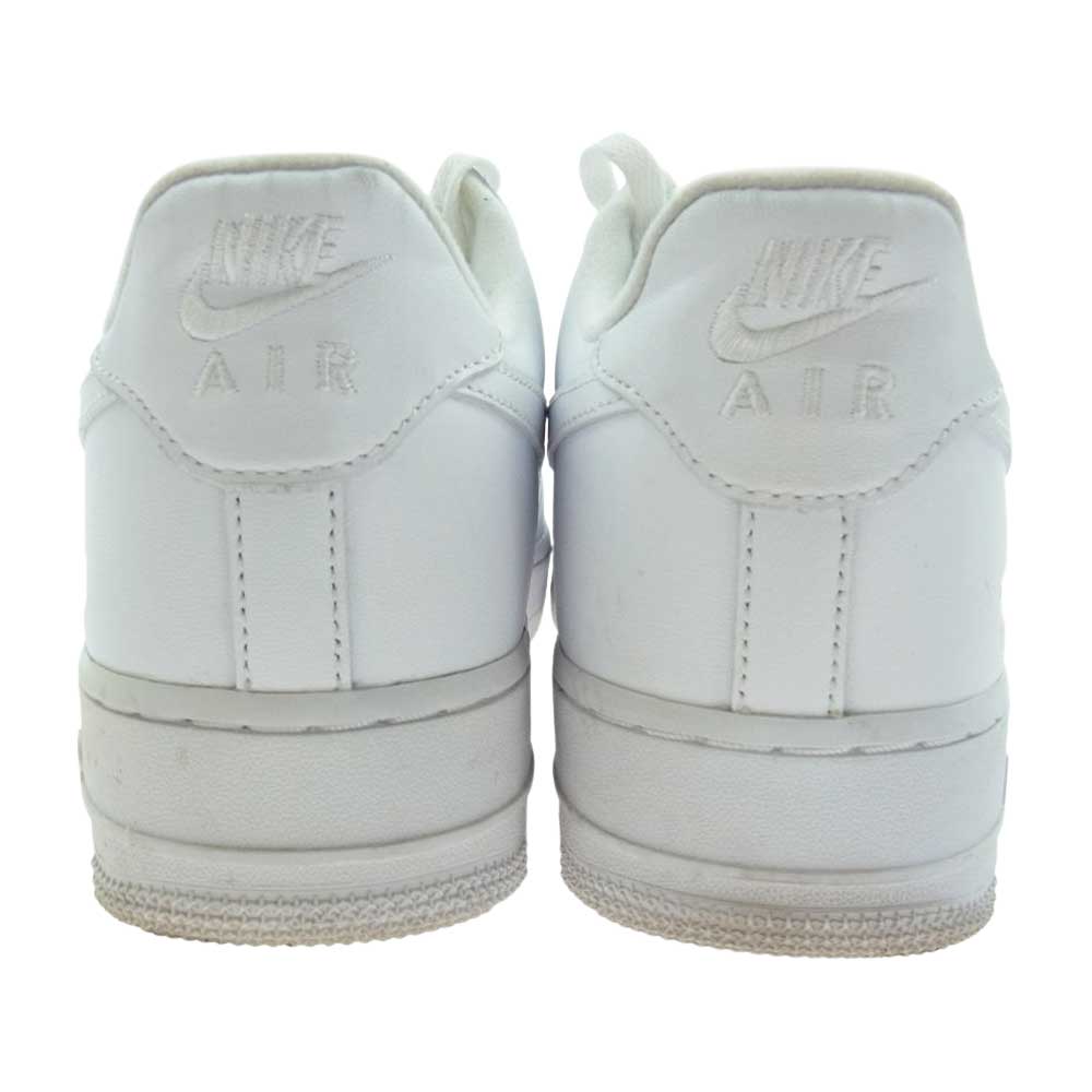 Supreme シュプリーム CU9225-100 × NIKE AIR FORCE 1 LOW ナイキ エアフォース1 ロー ローカットスニーカー ホワイト系 27.0cm【中古】