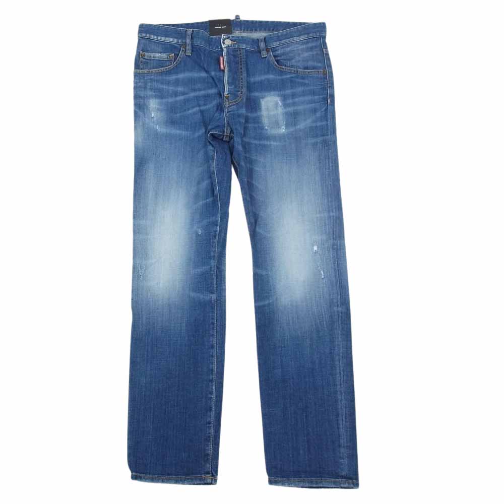 DSQUARED2 ディースクエアード SKATER JEAN ストレッチ デニム パンツ  ブルー系 50【美品】【中古】