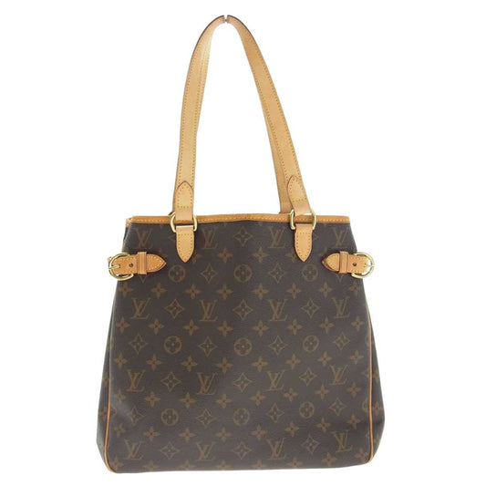 LOUIS VUITTON ルイ・ヴィトン M51153 モノグラム バティニョール ヴェルティカル ショルダーバッグ ブラウン系【中古】