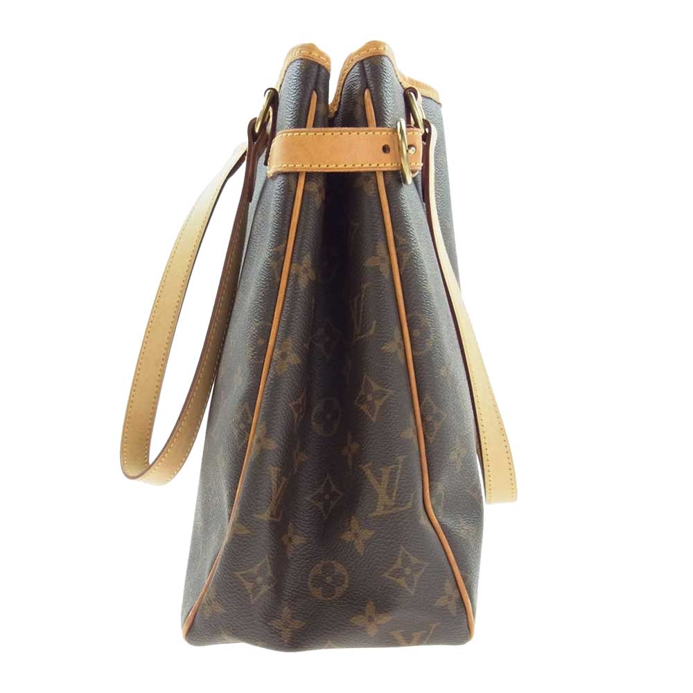 LOUIS VUITTON ルイ・ヴィトン M51153 モノグラム バティニョール ヴェルティカル ショルダーバッグ ブラウン系【中古】