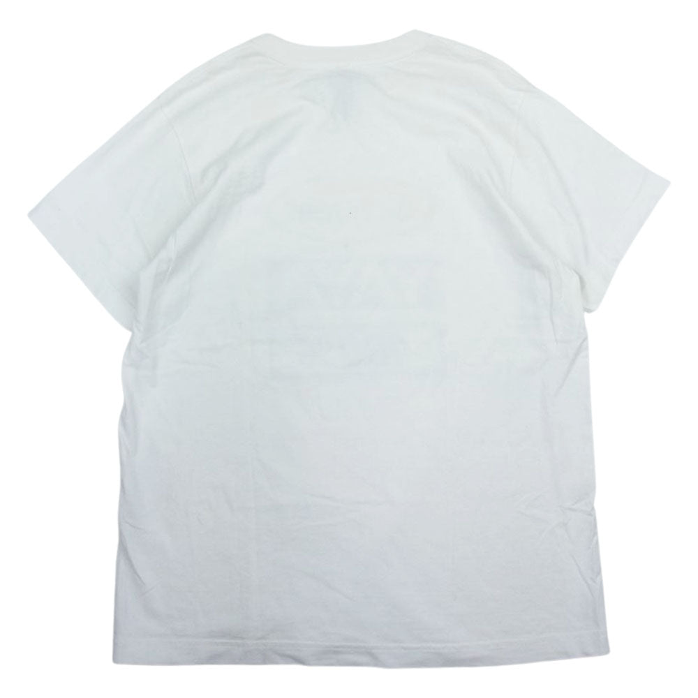 スーパーヤヤ 100％ オーバル  ロゴプリント 半袖 Tシャツ ホワイト系 M【中古】