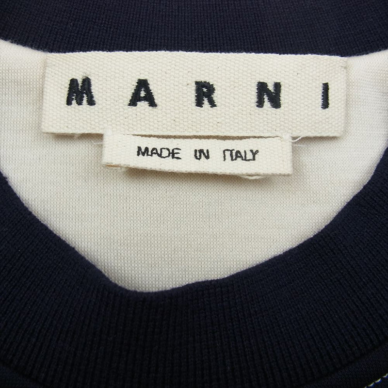 MARNI マルニ クルーネック スウェット ネイビー系 44【中古