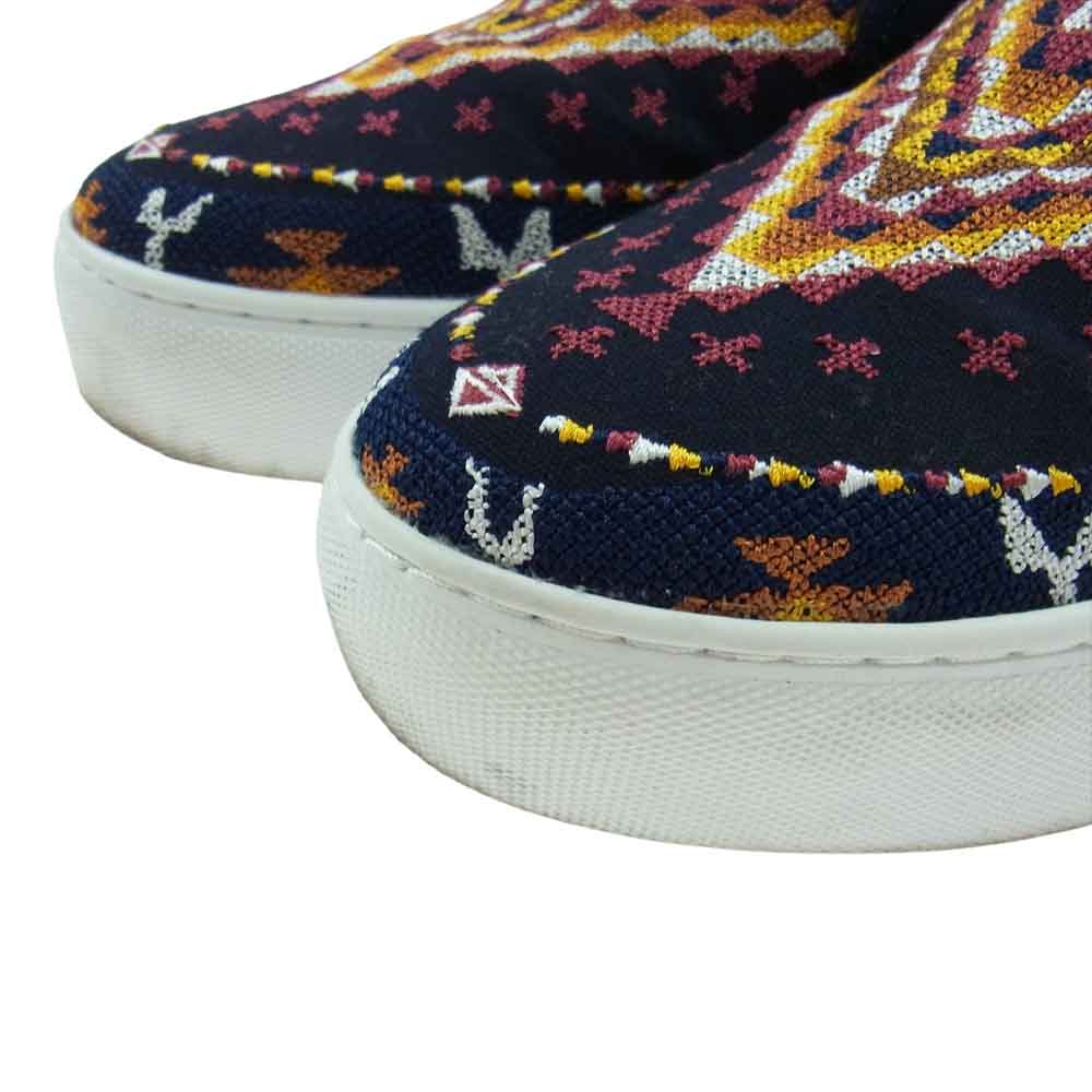 WHITE MOUNTAINEERING ホワイトマウンテニアリング WMM2271804 スリッポン シューズ ネイビー系 26【中古】