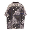 Sacai サカイ 21SS 21-02467M Hank Willis Thomas Archive Print Mix Shirt  ハンクウィリストーマス アーカイブ プリントミックス シャツ バンダナ  ブラック系 ホワイト系 2【美品】【中古】