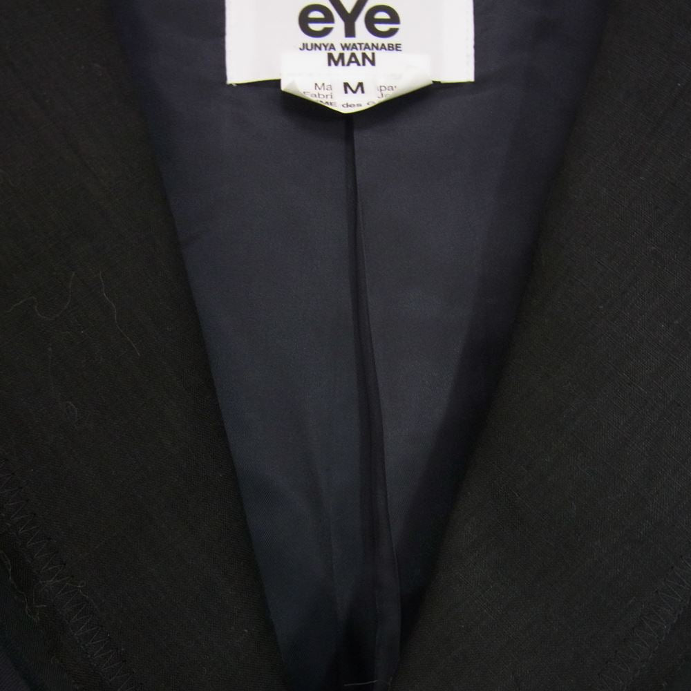 JUNYA WATANABE COMME des GARCONS MAN ジュンヤワタナベコムデギャルソンマン 22SS  WI-J906 BROOKS BROTHERS ブルックスブラザーズ ブレザーカスタマイズ ウールサージ 再構築 ジャケット ネイビー系 M【中古】