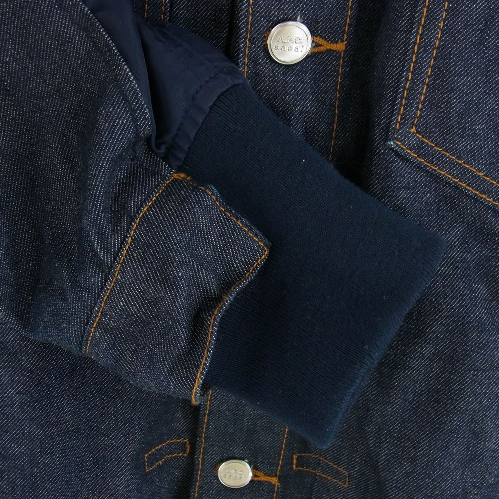 Sacai サカイ 21SS × APC アーペーセー eimi denim jacket  ネイビー系 XXS【中古】