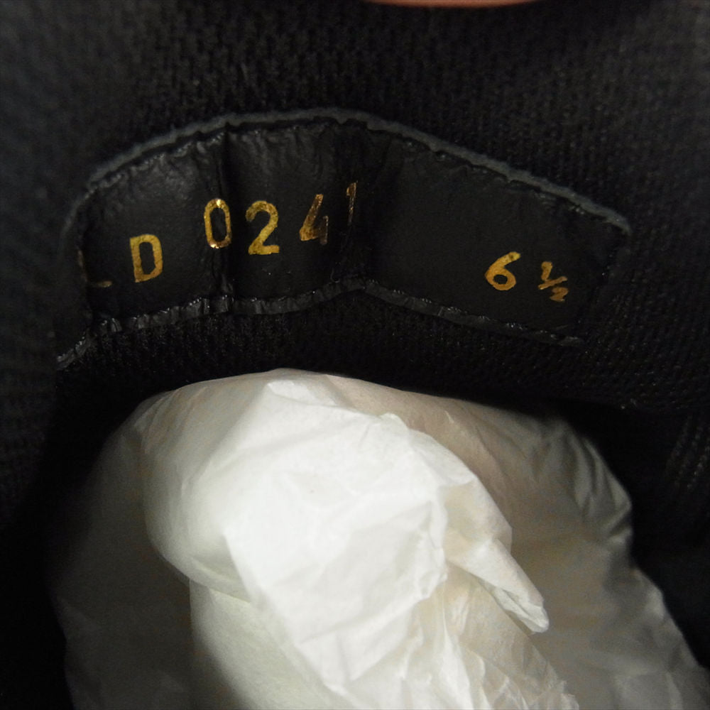 LOUIS VUITTON ルイ・ヴィトン LD0241 ダミエ タトゥーライン メタリック スニーカー ブラック系 メタルグレー系 6.5【極上美品】【中古】