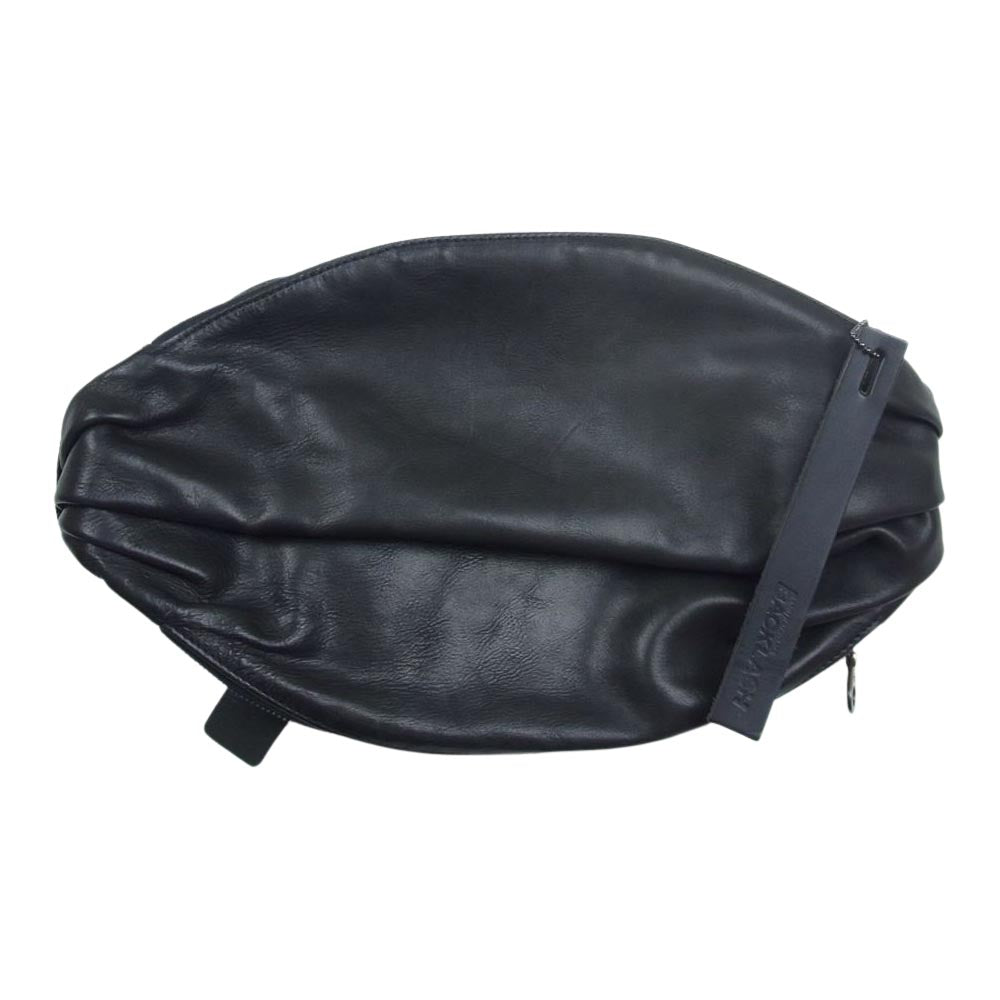 ISAMUKATAYAMA BACKLASH イサムカタヤマバックラッシュ × GAIEDE. ゲアディ BL-05 Carf Leather Body Bag ジャパンカーフ ボディバッグ ブラック系 F【中古】