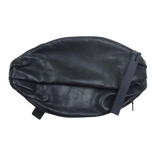 ISAMUKATAYAMA BACKLASH イサムカタヤマバックラッシュ × GAIEDE. ゲアディ BL-05 Carf Leather Body Bag ジャパンカーフ ボディバッグ ブラック系 F【中古】