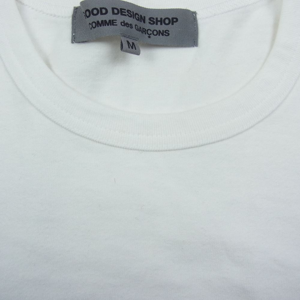 COMME des GARCONS コムデギャルソン IH-T009 GOOD DESIGN SHOP グッドデザインショップ CDG ロゴプリント 半袖 Tシャツ ホワイト系 M【中古】
