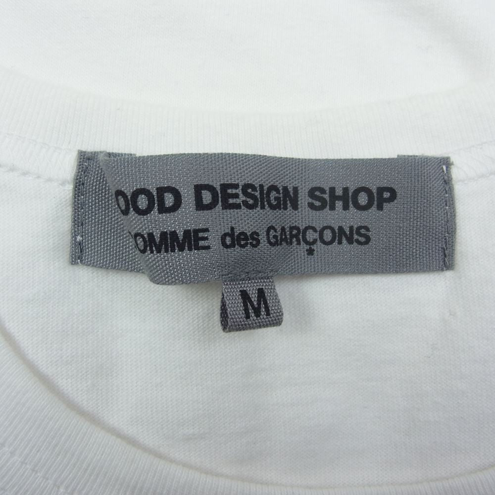 COMME des GARCONS コムデギャルソン IH-T009 GOOD DESIGN SHOP グッドデザインショップ CDG ロゴプリント 半袖 Tシャツ ホワイト系 M【中古】
