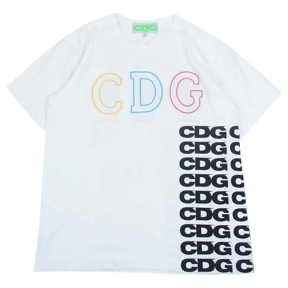 COMME des GARCONS コムデギャルソン 18SS OA-T008 Anti Social Social Club アンチソーシャルソーシャルクラブ CDG ロゴプリント 半袖 Tシャツ ホワイト系 L【中古】