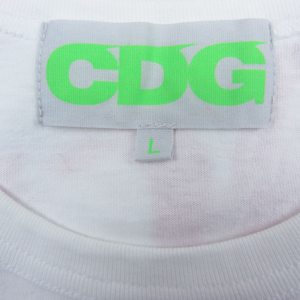 COMME des GARCONS コムデギャルソン 18SS OA-T008 Anti Social Social Club アンチソーシャルソーシャルクラブ CDG ロゴプリント 半袖 Tシャツ ホワイト系 L【中古】