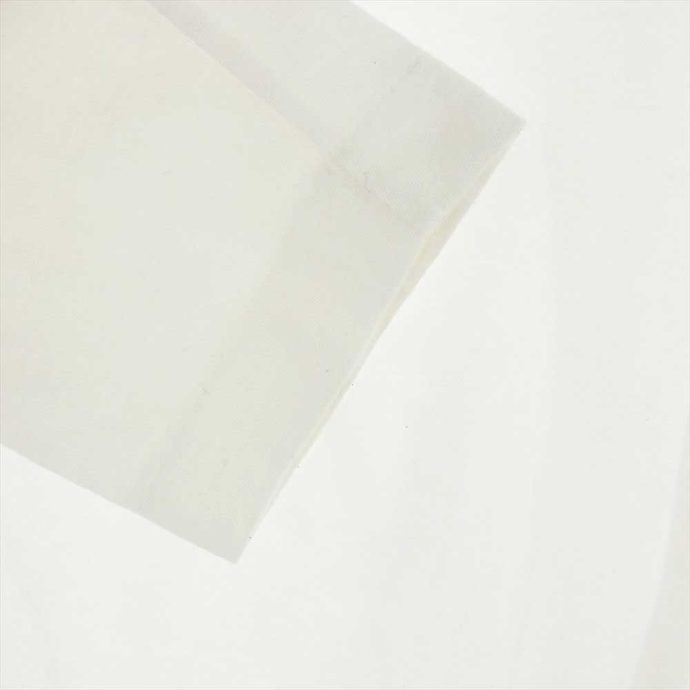 COMME des GARCONS コムデギャルソン 18AW OB-T003 MAISON MARGIERA メゾンマルジェラ HOLIDAYSCOLLECTION FREEDOM エイズプリント フリーダム アームロゴ 長袖 Tシャツ ホワイト系 L【中古】